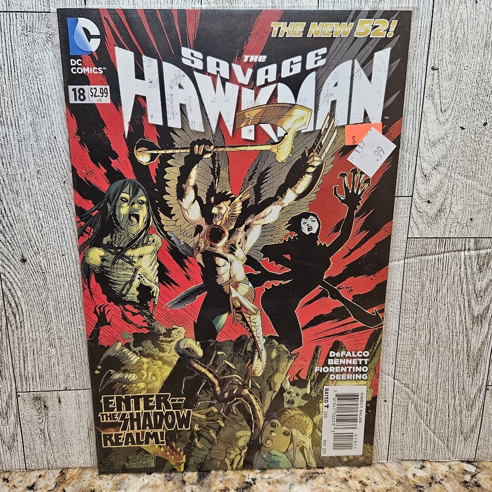 The Savage Hawkman #18 Enter The Shadow Realm! DC Comics Comic Book The New 52!